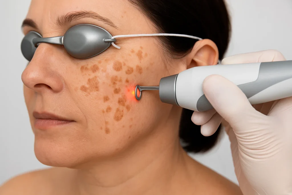 Pigmentvlekken behandelen met laser