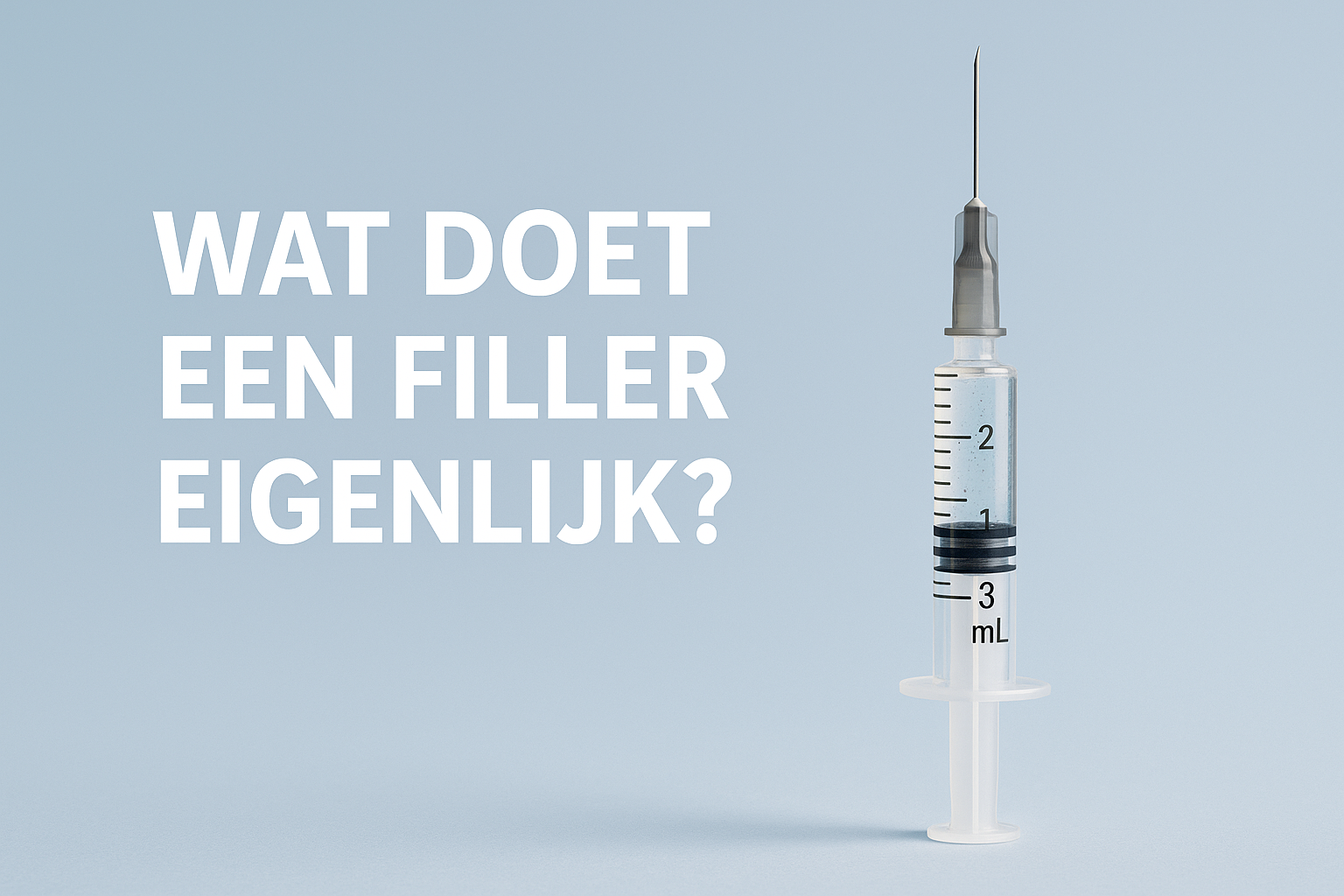 Wat doet een filler eigenlijk?